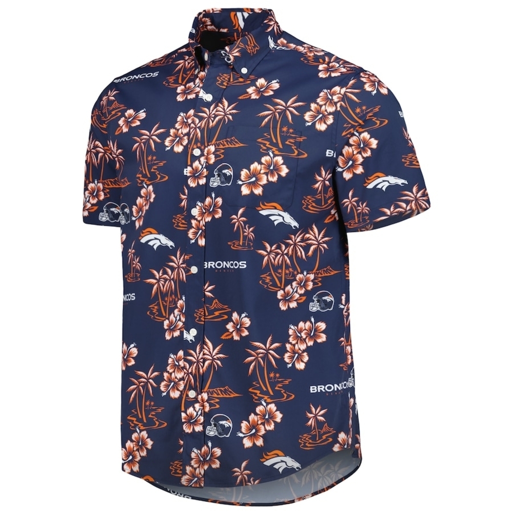 NWOT Reyn Spooner Denver Broncos Kekai Button-Up Shirt, Size Medium
